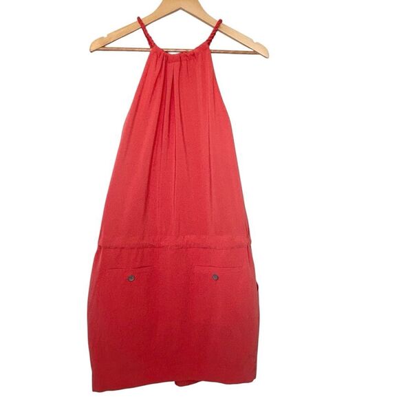 Rachel Roy coral halter neck tie waist casual dress size small - Picture 2 of 7